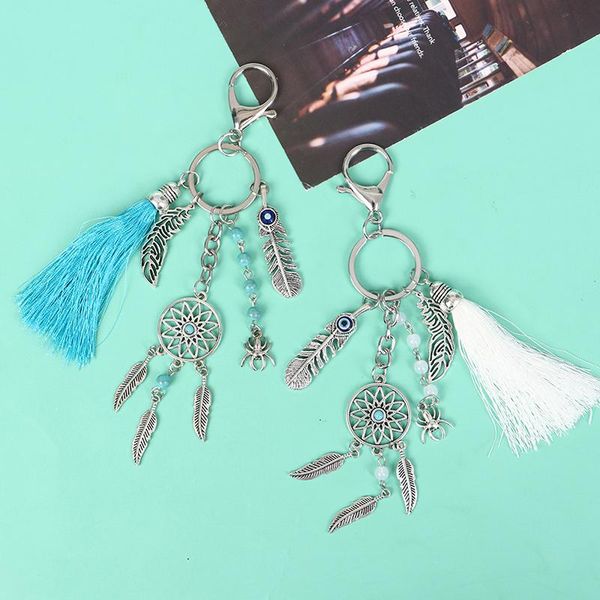 keychains 1pc women dreamcatcher keychain bohemian tassel lady leaves bag phone pendant key ring gift chain boho jewelry, Silver
keychains 1pc women dreamcatcher keychain bohemian tassel lady leaves bag phone pendant key ring gift chain boho jewelry, Silver