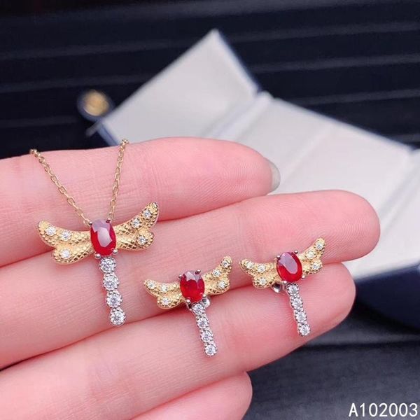 fine jewelry 925 sterling silver inlaid natural ruby female pendant earring set luxury supports detection bracelet, earrings & necklace, Black
fine jewelry 925 sterling silver inlaid natural ruby female pendant earring set luxury supports detection bracelet, earrings & necklace, Black