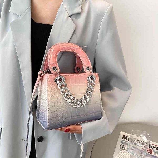 gradient bag women's 2021 new fashion chain diamond handbag crocodile princess bag one shoulder messenger bag
gradient bag women's 2021 new fashion chain diamond handbag crocodile princess bag one shoulder messenger bag