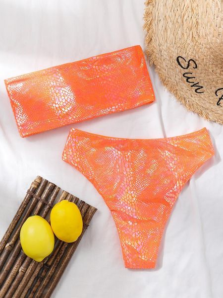orange leather design bikini luxury bandeau tube swimsuit two bathing suit padded swimwear mujer maillot de bainby
orange leather design bikini luxury bandeau tube swimsuit two bathing suit padded swimwear mujer maillot de bainby