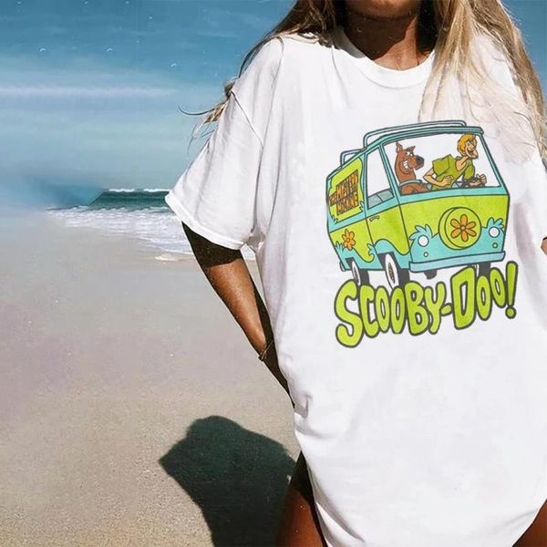 cartoon print summer round neck short sleeve t shirt for women plus size fashion oversized women's t-shirt, White
cartoon print summer round neck short sleeve t shirt for women plus size fashion oversized women's t-shirt, White