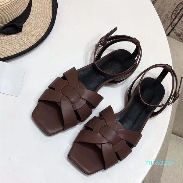 real leather sandals women weave design new chic summer sandals ankle strap flats shoes fashion luxury brand designer woman shoe, Black
real leather sandals women weave design new chic summer sandals ankle strap flats shoes fashion luxury brand designer woman shoe, Black