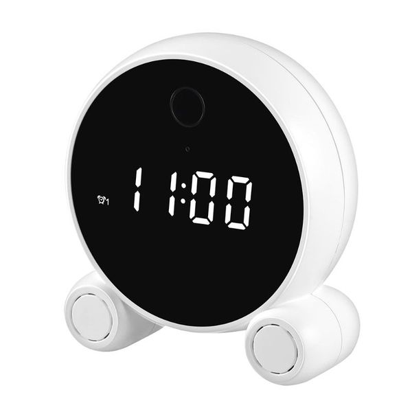webcams smart clock camera multi-function wifi with 1080p resolution two-way audio motion detection ir night vision white
webcams smart clock camera multi-function wifi with 1080p resolution two-way audio motion detection ir night vision white