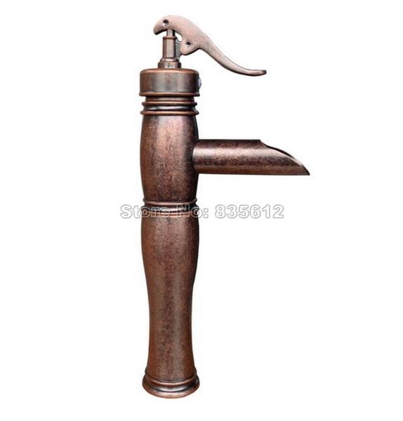 bathroom sink faucets antique copper " water pump look style basin faucet /1 hole deck mounted single handle waterfall mixer tap wnn001
bathroom sink faucets antique copper " water pump look style basin faucet /1 hole deck mounted single handle waterfall mixer tap wnn001