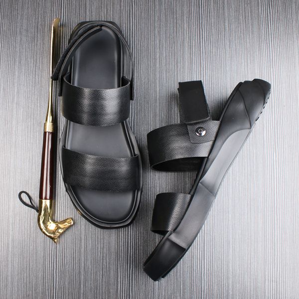 slippers sandals summer sandals leather fashion shoes casual non slip versatile men's b8m7, Black
slippers sandals summer sandals leather fashion shoes casual non slip versatile men's b8m7, Black