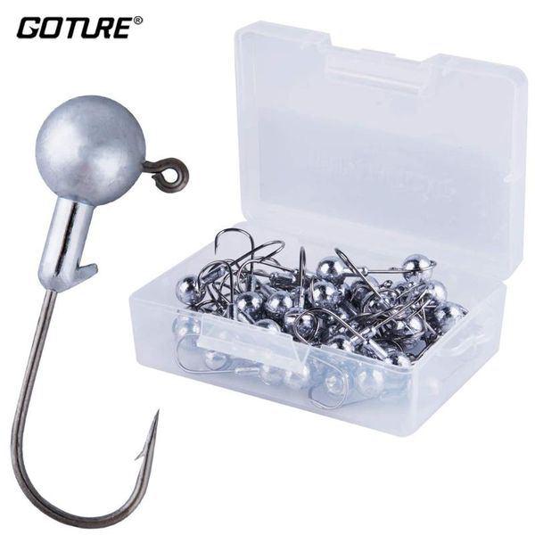 goture lead jig head fishing hooks 1g - 20g for soft lure fishhooks with hard box
goture lead jig head fishing hooks 1g - 20g for soft lure fishhooks with hard box