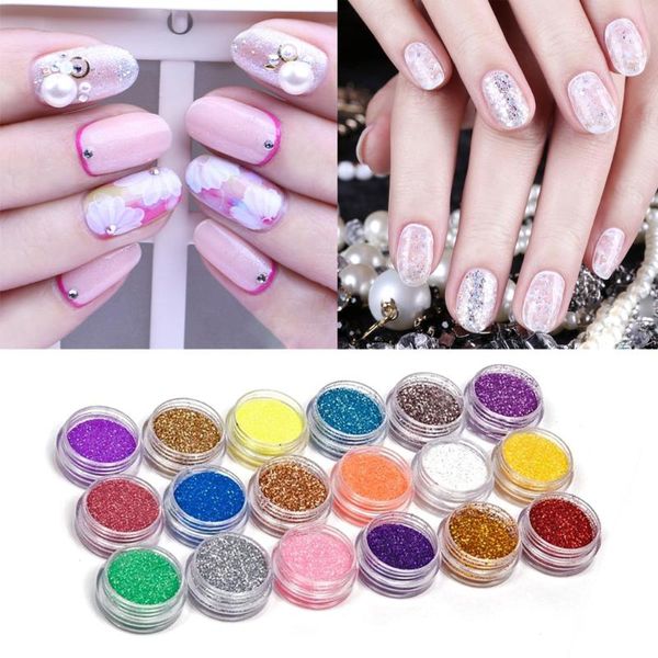 nail glitter 18 colors powder set dust for diy tip decoration uv gel acrylic glitters beauty art, Silver;gold
nail glitter 18 colors powder set dust for diy tip decoration uv gel acrylic glitters beauty art, Silver;gold