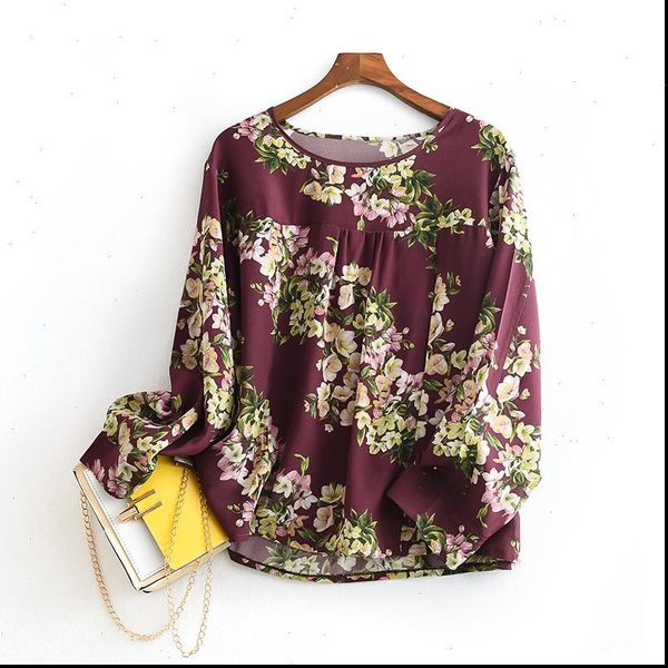 arrive printed 100% natural silk womens shirts long sleeves, White 
arrive printed 100% natural silk womens shirts long sleeves, White