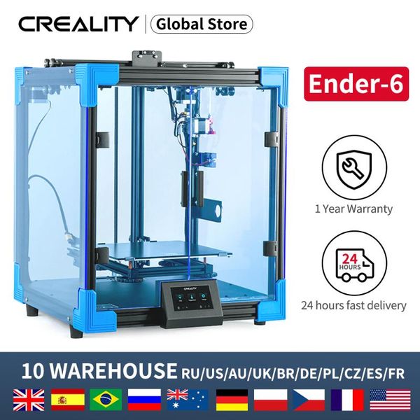 est creality 3d ender-6 printer all- mental cubic structure silent mainboard brand 350w power large plus size 250*250*400mm printers
est creality 3d ender-6 printer all- mental cubic structure silent mainboard brand 350w power large plus size 250*250*400mm printers