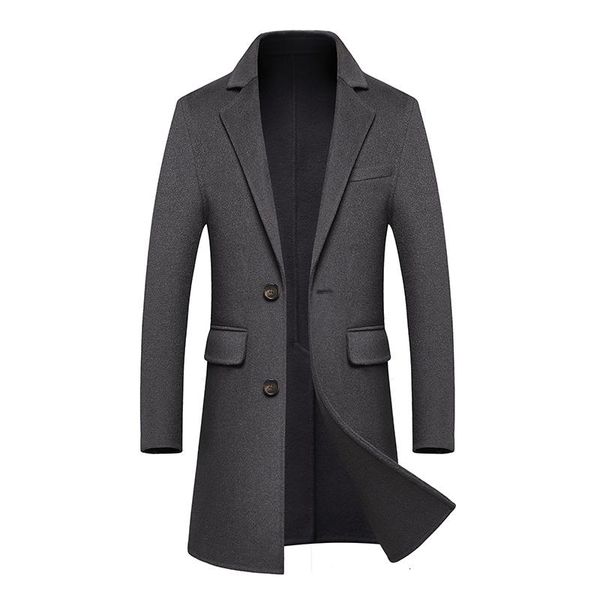 men's wool & blends luxurious woollen overcoat male long fund two-sided man windbreaker business leisure time woolen loose coat, Black
men's wool & blends luxurious woollen overcoat male long fund two-sided man windbreaker business leisure time woolen loose coat, Black