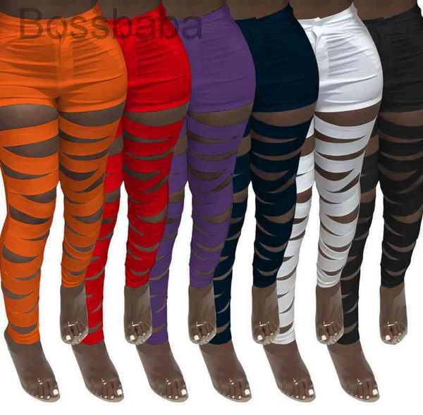 women's leggings womens hole bandage yoga workout pants high waist cutout tights bodycon trousers hi6e, Black
women's leggings womens hole bandage yoga workout pants high waist cutout tights bodycon trousers hi6e, Black