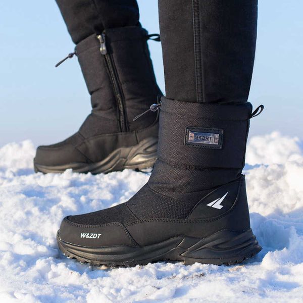 2021 outdoor winter men's sho waterproof anti-skid snow boots northeast high psh thickened warm rt tube cotton, Black
2021 outdoor winter men's sho waterproof anti-skid snow boots northeast high psh thickened warm rt tube cotton, Black