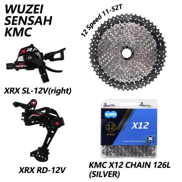 bike derailleurs sensah xrx 1x12s groupset 170/175mm crankset xd flywheel kmc chain gxp crank sprocket mountain kit for m9100
bike derailleurs sensah xrx 1x12s groupset 170/175mm crankset xd flywheel kmc chain gxp crank sprocket mountain kit for m9100