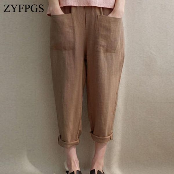 women's pants & capris zyfpgs 2021 street style loose cotton solid fashion casual chinese pocket decoration z1201, Black;white
women's pants & capris zyfpgs 2021 street style loose cotton solid fashion casual chinese pocket decoration z1201, Black;white