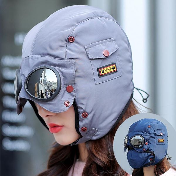 beanie/skull caps ladies winter outdoor warm cycling windproof ear-flaps with fleece and thick ski cap bonnets for women hats, Blue;gray
beanie/skull caps ladies winter outdoor warm cycling windproof ear-flaps with fleece and thick ski cap bonnets for women hats, Blue;gray