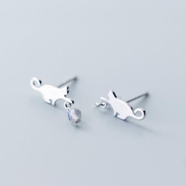stud authentic 925 sterling silver cute cat small earrings for women fashion jewelry, Golden;silver
stud authentic 925 sterling silver cute cat small earrings for women fashion jewelry, Golden;silver
