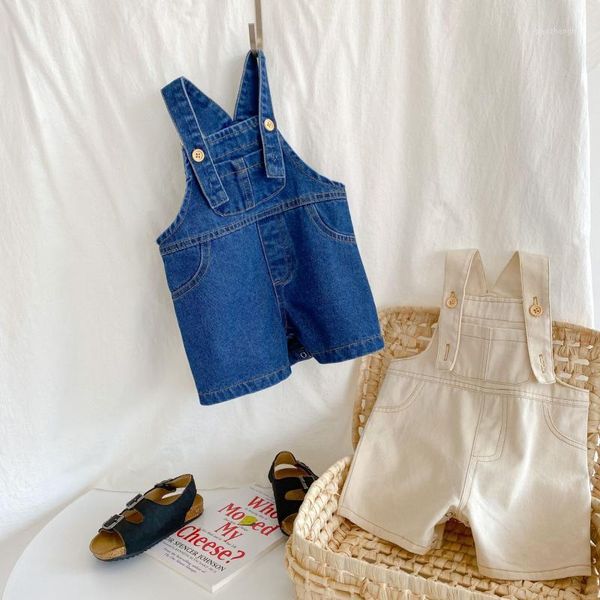 girls boys denim overall summer cotton fashion kids pants 0-4 years jumpsuits1, Blue 
girls boys denim overall summer cotton fashion kids pants 0-4 years jumpsuits1, Blue
