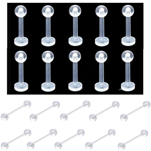 other industrial piercing 20pcs/set acrylic nose lip transparent fashion simple for men women accessories body jewelry, Slivery;golden
other industrial piercing 20pcs/set acrylic nose lip transparent fashion simple for men women accessories body jewelry, Slivery;golden