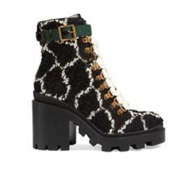 high heeled martin boots autumn winter coarse heel designer women shoes suede desert boot real leather letter lace up fashion lady heels lar, Black
high heeled martin boots autumn winter coarse heel designer women shoes suede desert boot real leather letter lace up fashion lady heels lar, Black
