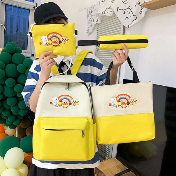 backpack 4 pcs sets canvas schoolbags for teenage girls female children shoulder bags trend fashion women
backpack 4 pcs sets canvas schoolbags for teenage girls female children shoulder bags trend fashion women