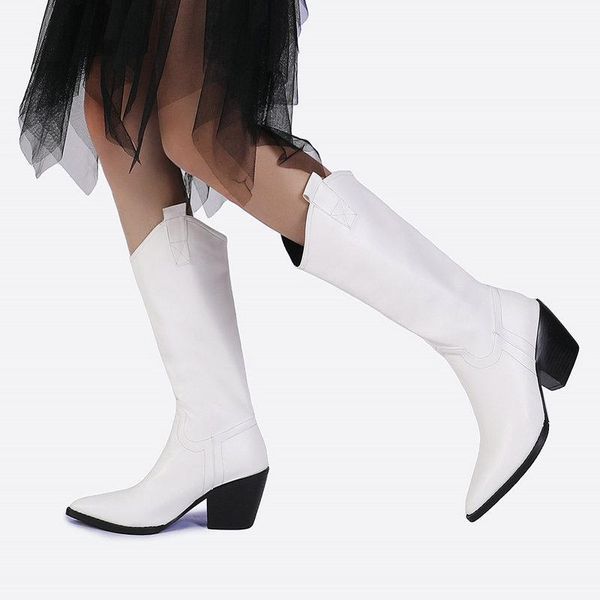 boots fashion knee high women pu leather heel long autumn western pointed toe winter female lpkp, Black
boots fashion knee high women pu leather heel long autumn western pointed toe winter female lpkp, Black