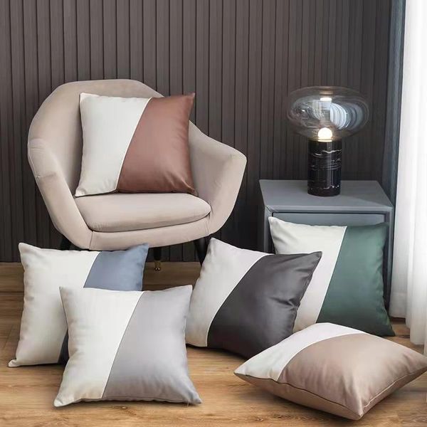 cushion/decorative pillow luxury imitation leather technology cloth thickening living room sofa light stitching cushions pillowcase core
cushion/decorative pillow luxury imitation leather technology cloth thickening living room sofa light stitching cushions pillowcase core