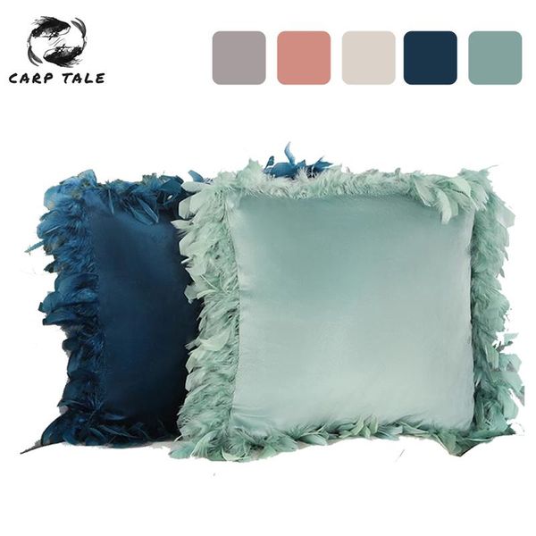 cushion/decorative pillow feather decoration sofa cushion cover 45x45cm covers solid color velvet pillowcase home decorative throw pillows
cushion/decorative pillow feather decoration sofa cushion cover 45x45cm covers solid color velvet pillowcase home decorative throw pillows