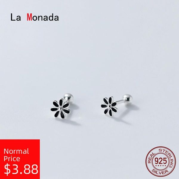 stud la monada small earrings for women 925 sterling black flower woman earring korean nut silver jewelry female, Golden;silver
stud la monada small earrings for women 925 sterling black flower woman earring korean nut silver jewelry female, Golden;silver