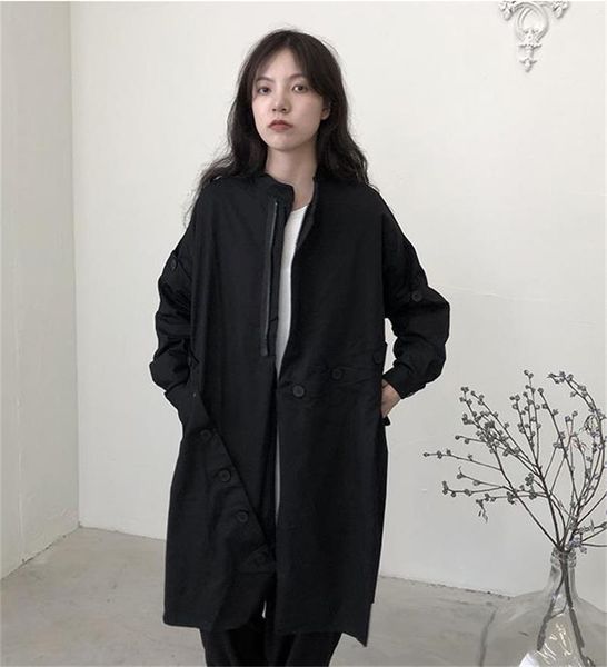 women's trench coats medium and long casual coat autumn 2021 large windbreaker early black versatile top, Tan;black
women's trench coats medium and long casual coat autumn 2021 large windbreaker early black versatile top, Tan;black