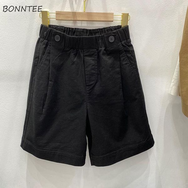women's shorts women solid loose all-match summer fashion high waist vintage streetwear college leisure korean style female trousers, White;black
women's shorts women solid loose all-match summer fashion high waist vintage streetwear college leisure korean style female trousers, White;black