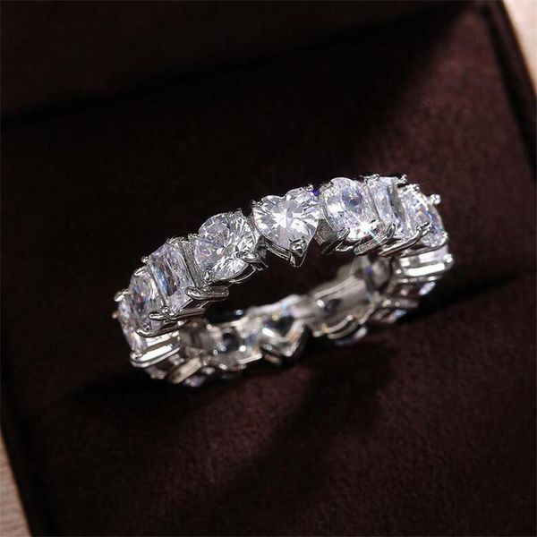 cluster rings choucong jewelry 925 sterling silver multi shape white z cz diamond promise women wedding heart ring gift, Golden;silver
cluster rings choucong jewelry 925 sterling silver multi shape white z cz diamond promise women wedding heart ring gift, Golden;silver