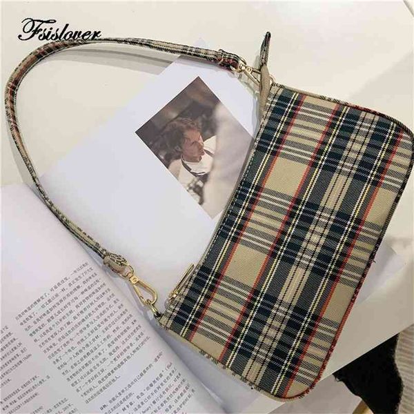 vintage plaid women bag bolsas luxury designer handbags ladies leather messenger purse retro baguette tote bags 210908
vintage plaid women bag bolsas luxury designer handbags ladies leather messenger purse retro baguette tote bags 210908