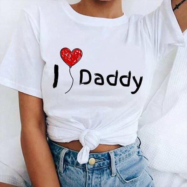 Daddy Printing And Women Mens Tops Summer Clothes Girls Vogue Woman Graphic Round Neck Camisetas Mujer, White;black
Daddy Printing And Women Mens Tops Summer Clothes Girls Vogue Woman Graphic Round Neck Camisetas Mujer, White;black