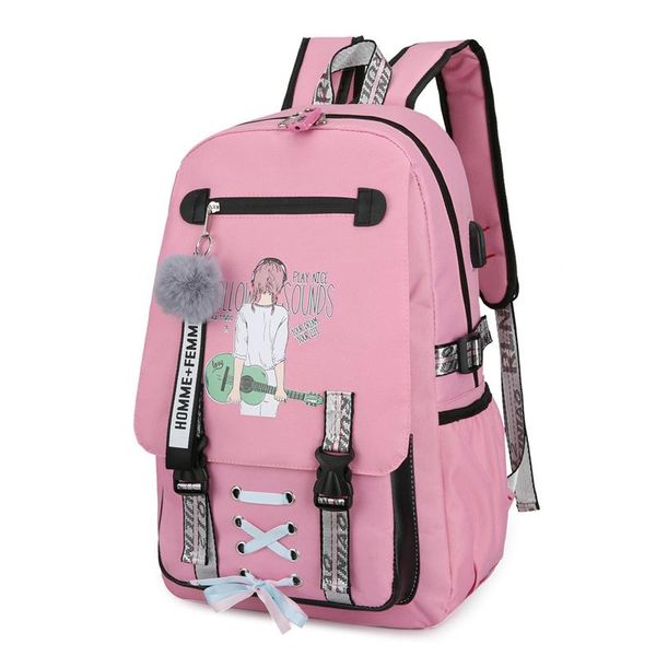 school bags large for teenage girls usb with lock durable breathable printing cute backpack solid zipper schoolbag
school bags large for teenage girls usb with lock durable breathable printing cute backpack solid zipper schoolbag