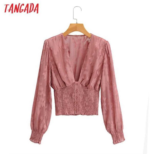 tangada women retro pink embroidery crop shirt long sleeve chic female slim shirt 1f40 210609, White
tangada women retro pink embroidery crop shirt long sleeve chic female slim shirt 1f40 210609, White