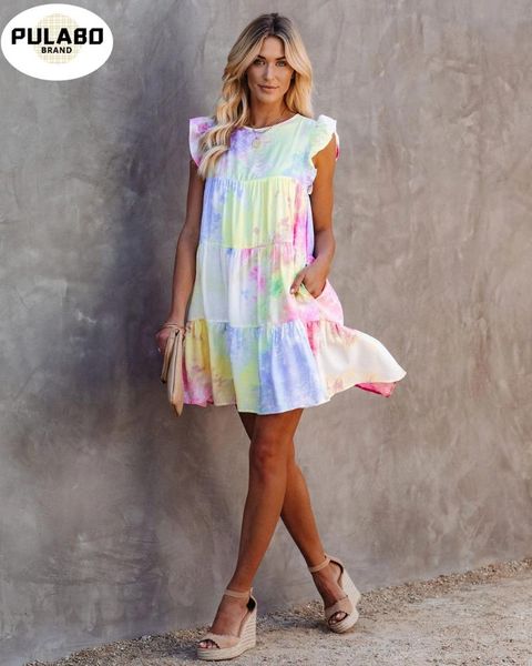 casual dresses summer tie dye print dress 2021 women sleeveless o neck loose party mini fashion ruffled pocket streetwear vestido, Black;gray
casual dresses summer tie dye print dress 2021 women sleeveless o neck loose party mini fashion ruffled pocket streetwear vestido, Black;gray