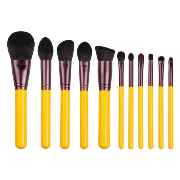 makeup brushes 11pc synthetic brush set-face & eye pencil-man-made fiber bristle beauty beginner tool little yellow duck
makeup brushes 11pc synthetic brush set-face & eye pencil-man-made fiber bristle beauty beginner tool little yellow duck