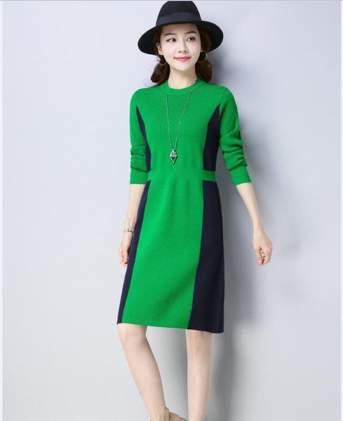 casual dresses 2021 autumn winter women sweater dress long sleeve knitted loose, Black;gray
casual dresses 2021 autumn winter women sweater dress long sleeve knitted loose, Black;gray