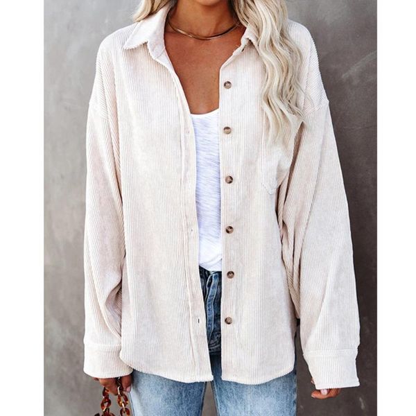 women's jackets single-breasted oversized jacket outwear autumn winter women blouse solid color lapel pit strip casual coat femme 2021, Black;brown
women's jackets single-breasted oversized jacket outwear autumn winter women blouse solid color lapel pit strip casual coat femme 2021, Black;brown