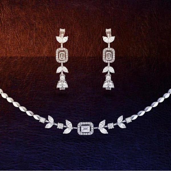 earrings & necklace women plant earring sets for wedding bijoux wholesale n0422, Silver
earrings & necklace women plant earring sets for wedding bijoux wholesale n0422, Silver