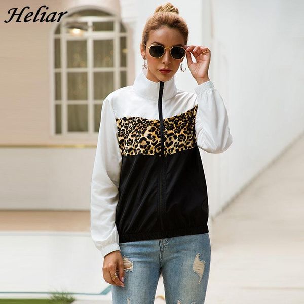women's jackets heliar fall women leopard patchwork zipper jacket female 2021 autumn long sleeve casual outerwear for, Black;brown
women's jackets heliar fall women leopard patchwork zipper jacket female 2021 autumn long sleeve casual outerwear for, Black;brown