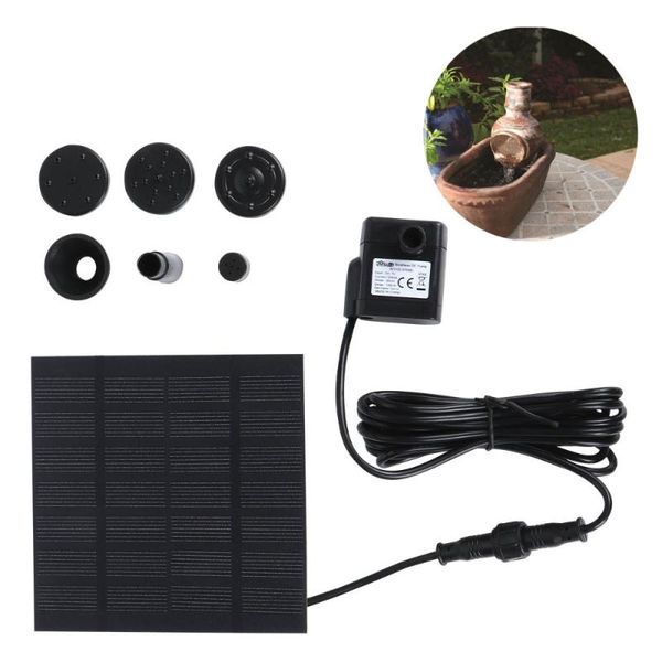 0.8w 150l/h solar power water pump fountain submersible for pool garden plants (black) decorations
0.8w 150l/h solar power water pump fountain submersible for pool garden plants (black) decorations