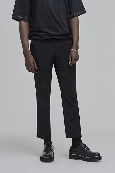 men's pants suit straight tube nine drop feeling small trousers casual leg korean fashion summer slim trend, Black
men's pants suit straight tube nine drop feeling small trousers casual leg korean fashion summer slim trend, Black