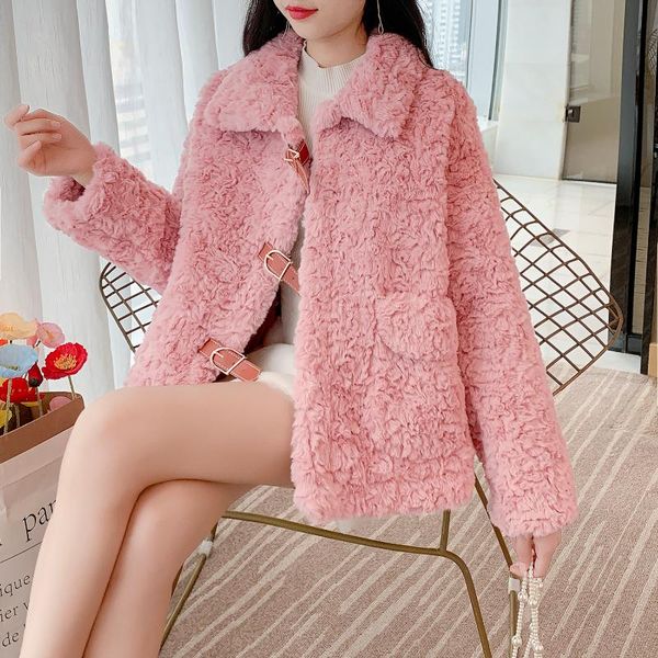 women's jackets real s of autumn and winter short ladies lamb wool coat, loose velvet thick, solid color all-match, Black;brown
women's jackets real s of autumn and winter short ladies lamb wool coat, loose velvet thick, solid color all-match, Black;brown