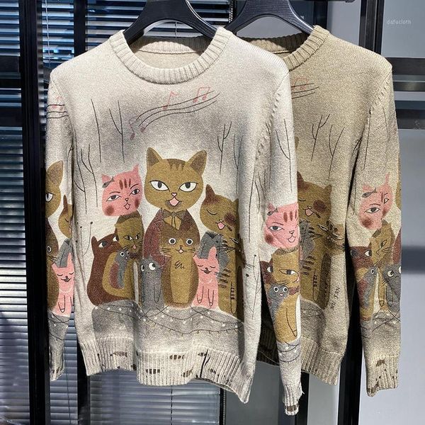 men's sweaters fashion z1187 2021 runway european design party style clothing, White;black
men's sweaters fashion z1187 2021 runway european design party style clothing, White;black