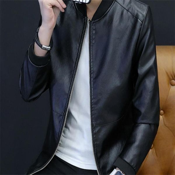 men's jackets 2021 jacket spring and autumn leather pu windproof foreign trade thin casual trendy clothes, Black;brown
men's jackets 2021 jacket spring and autumn leather pu windproof foreign trade thin casual trendy clothes, Black;brown
