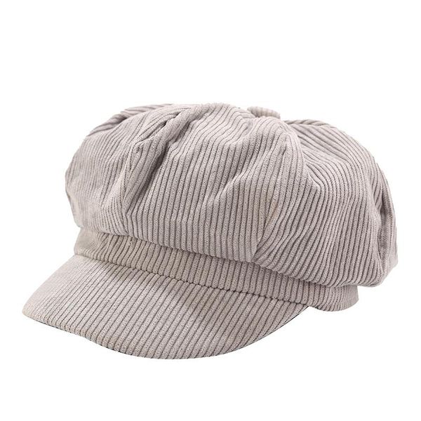 women vintage corduroy cap leisure england style retro octagonal hat for ladies painter winter outdoor hats, Black;white
women vintage corduroy cap leisure england style retro octagonal hat for ladies painter winter outdoor hats, Black;white