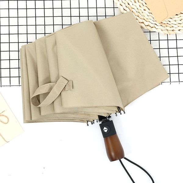 umbrellas full automatic umbrella 3folding 10ribs big men offical solid color wooden handle paraguas automatico
umbrellas full automatic umbrella 3folding 10ribs big men offical solid color wooden handle paraguas automatico