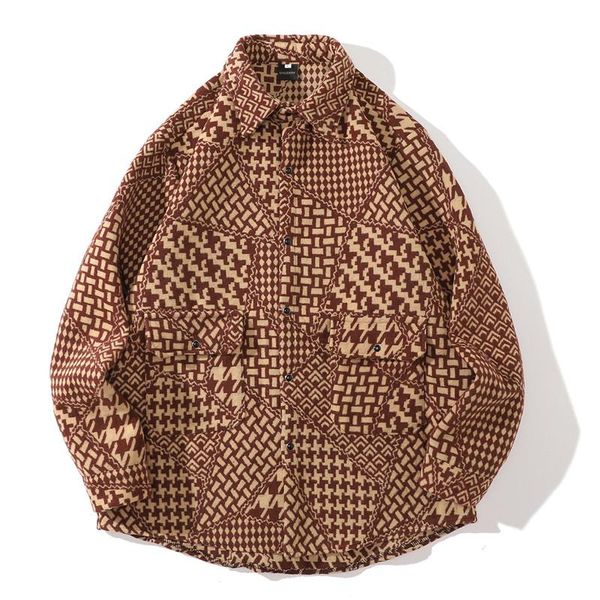 men's casual shirts 2021 hip hop vintage streetwear shirt graphic print long sleeve blouse autumn flannel harajuku cotton loose thick, White;black
men's casual shirts 2021 hip hop vintage streetwear shirt graphic print long sleeve blouse autumn flannel harajuku cotton loose thick, White;black