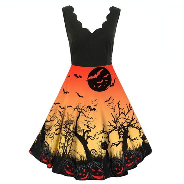 halloween 7-point skirt plus size women s dress dress ladies comfortable loose party holiday show long sleeves, Black;gray
halloween 7-point skirt plus size women s dress dress ladies comfortable loose party holiday show long sleeves, Black;gray
